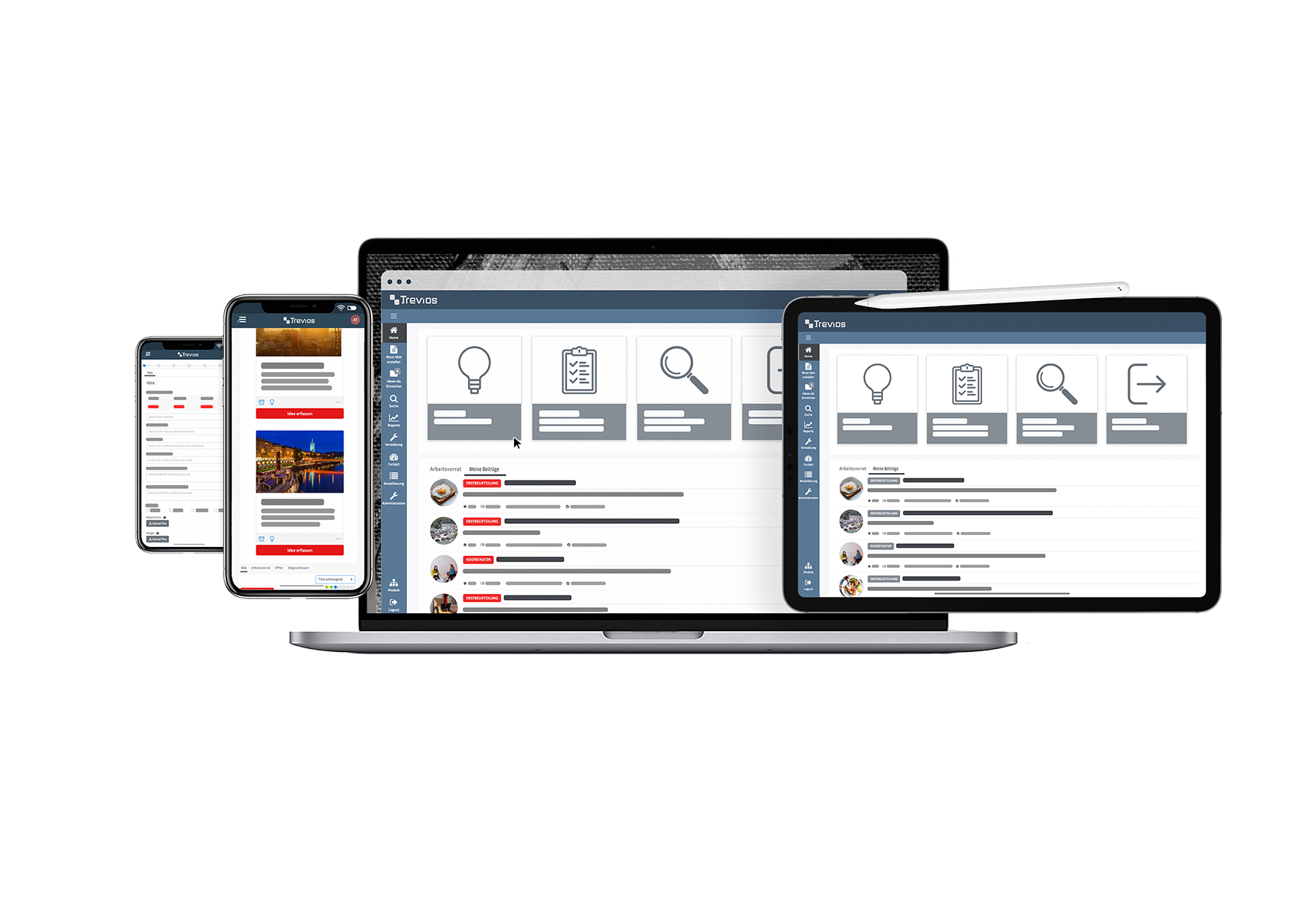 Trevios Ideenmanagement Software Einstieg