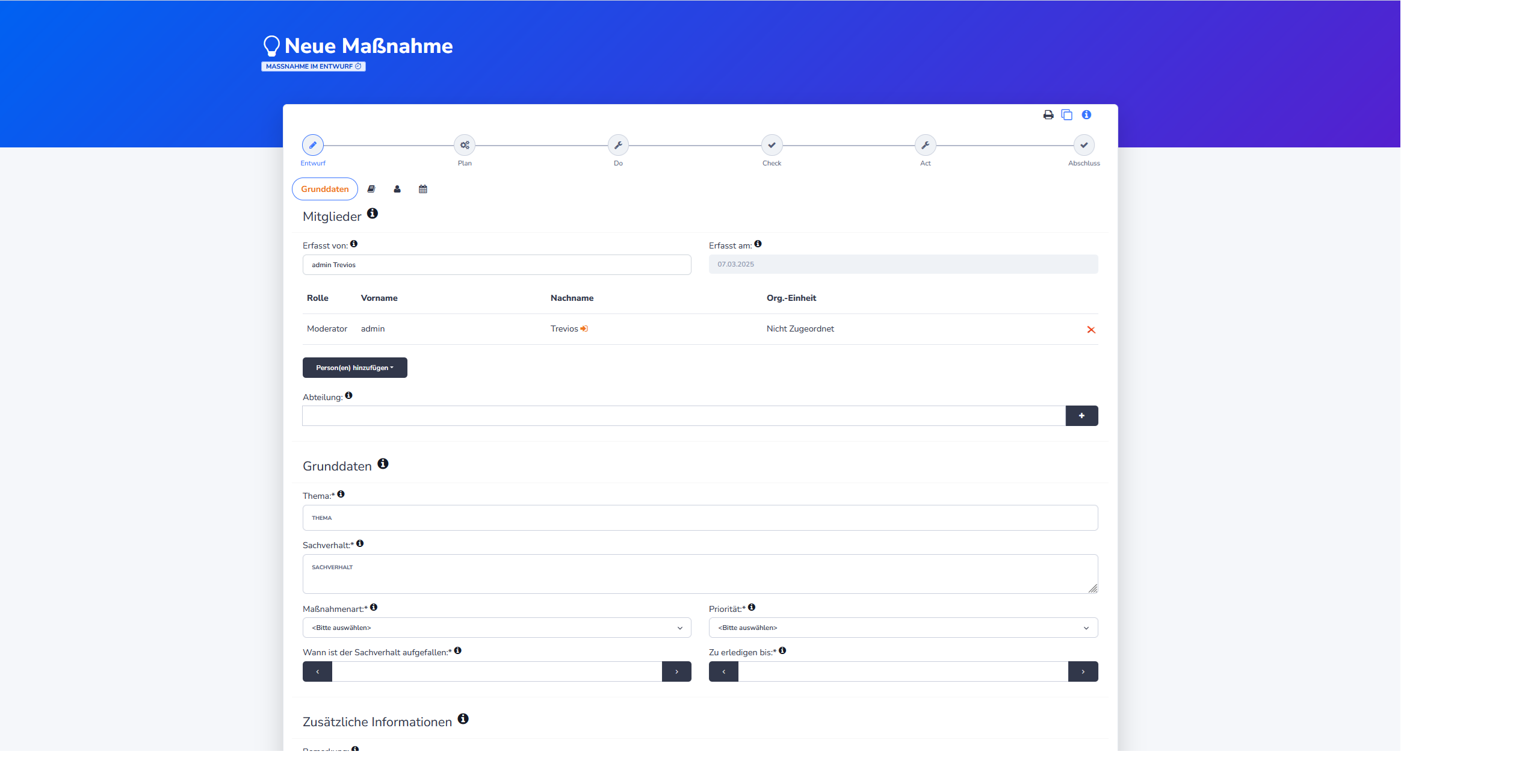 Trevios Ideenmanagement Software KVP Workshops